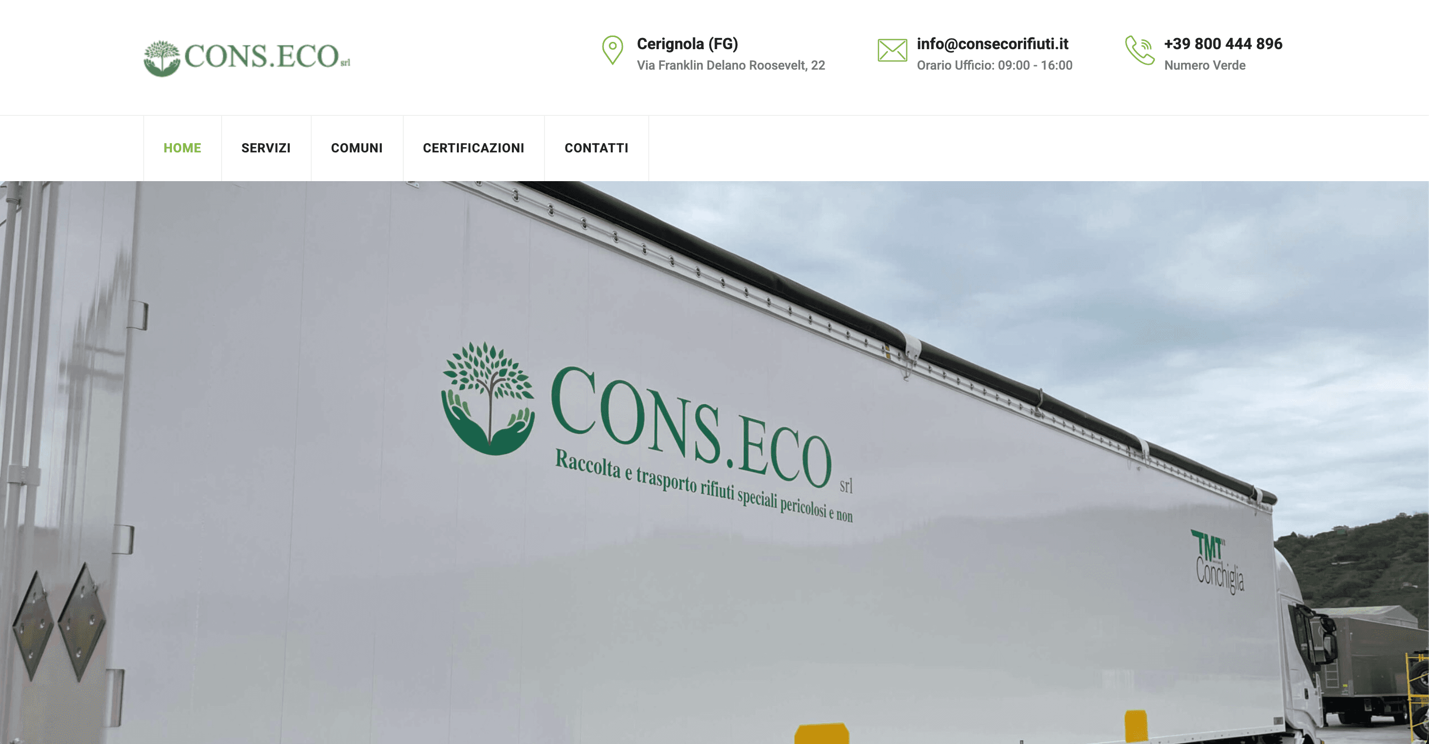 Anteprima progetto consecorifiuti.it